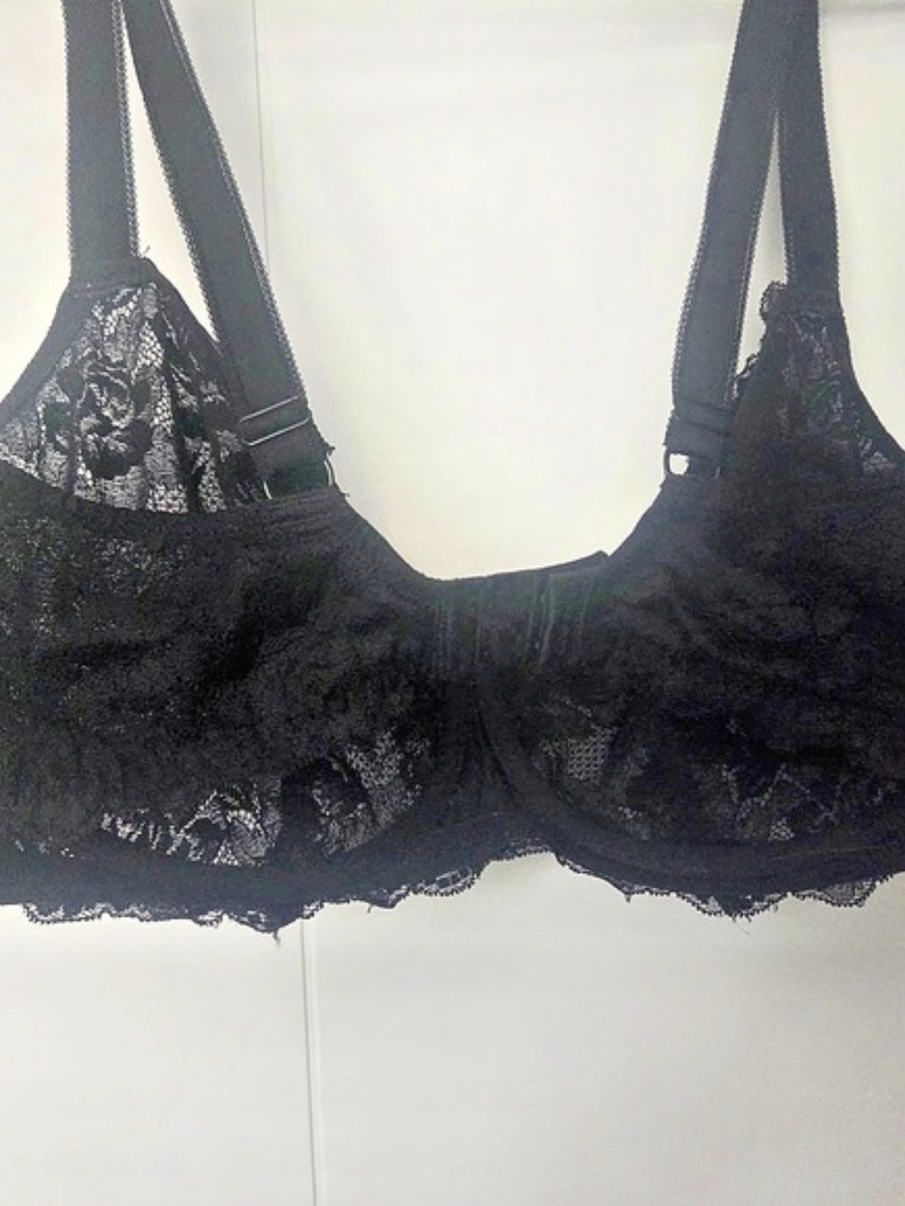 Change Lace Bra in Black Size 36I